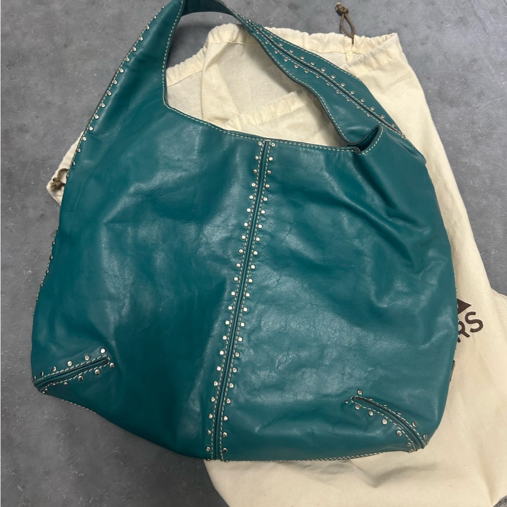Michael Kors Turquoise Leather Hobo Bag - Picture 4 of 5